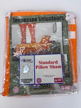 Tennessee Volunteers Standard Pillow Sham Collegiate Themed College Fan Vintage